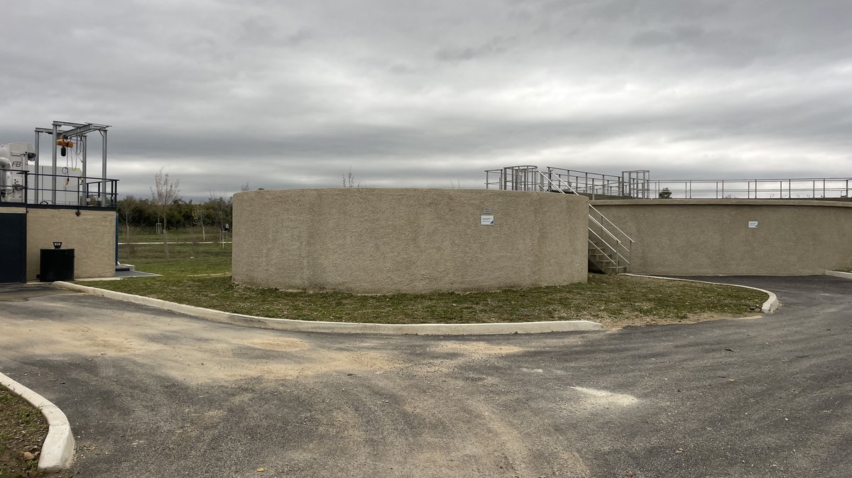 Inauguration de la station de traitement des eaux usées (STEU) de la Haute Braune à Gajan (Photo Anthony Maurin)