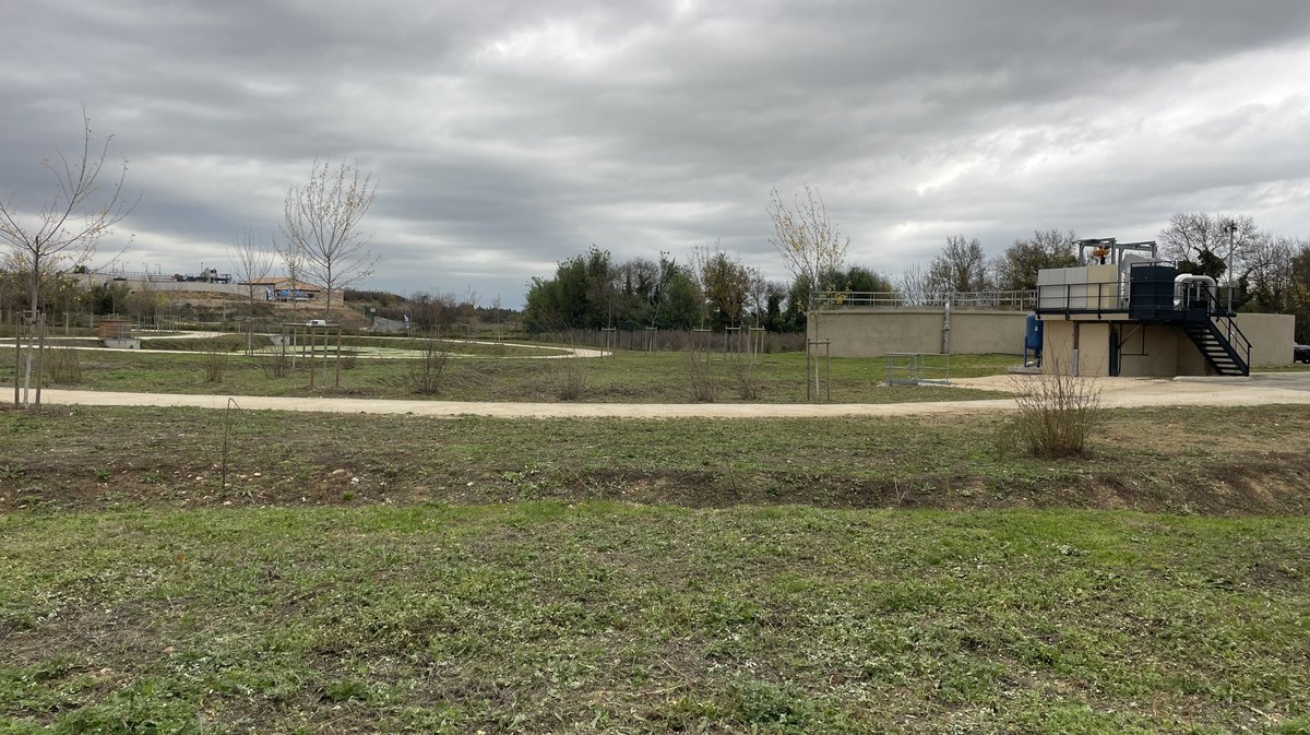 Inauguration de la station de traitement des eaux usées (STEU) de la Haute Braune à Gajan (Photo Anthony Maurin)