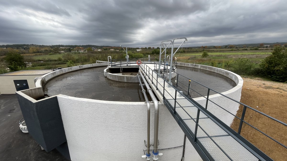 Inauguration de la station de traitement des eaux usées (STEU) de la Haute Braune à Gajan (Photo Anthony Maurin)