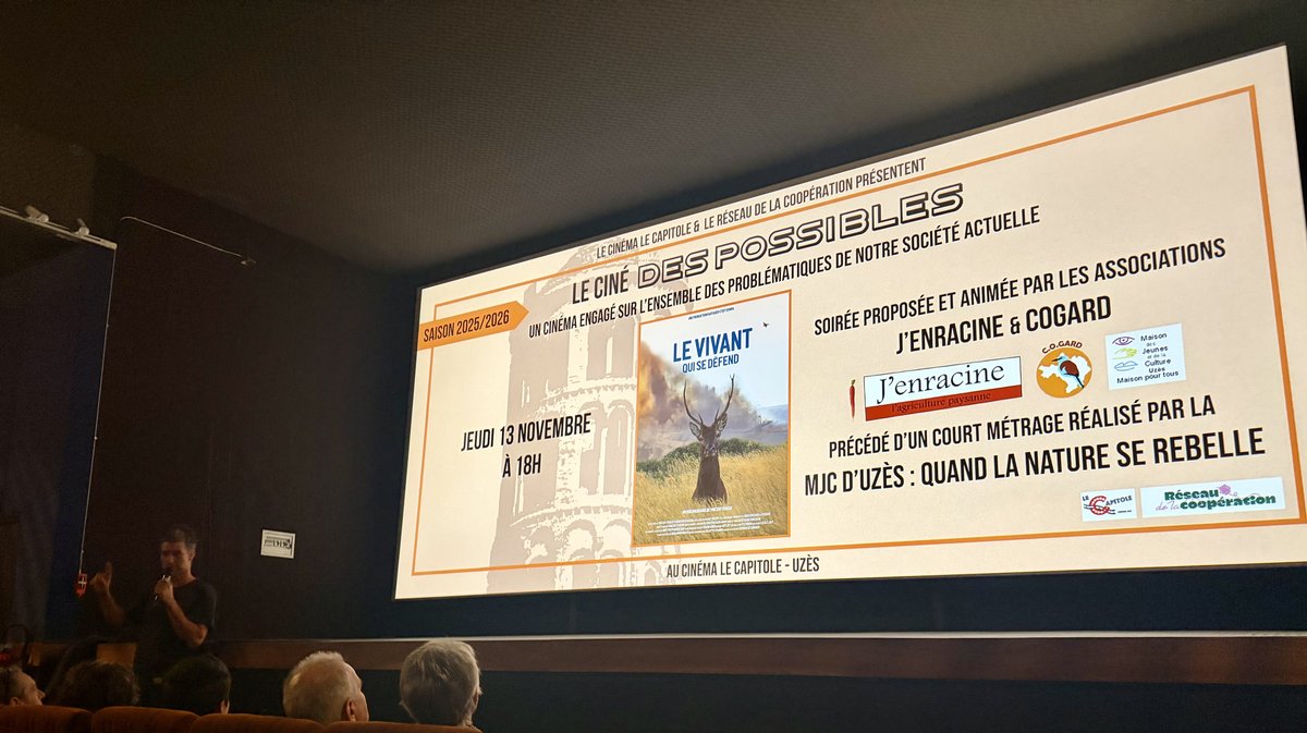Uzès Ciné des Possibles Le Vivant qui se défend