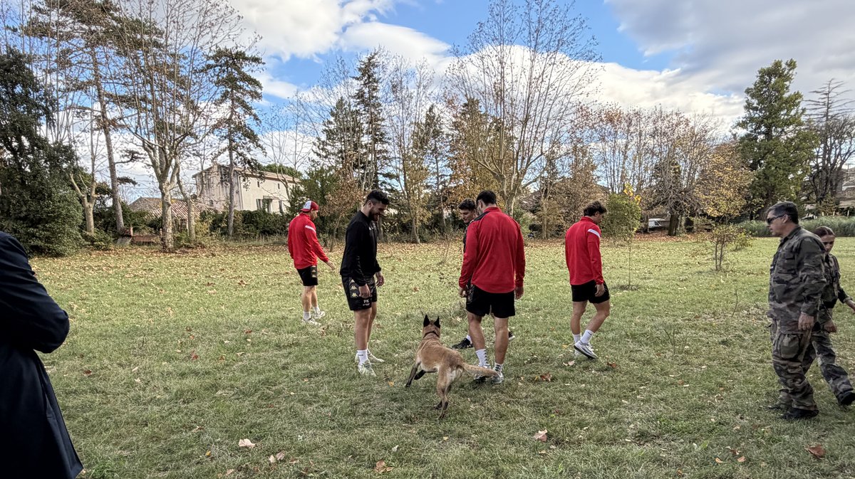 Journée d’immersion du RCN avec la gendarmerie du Gard
