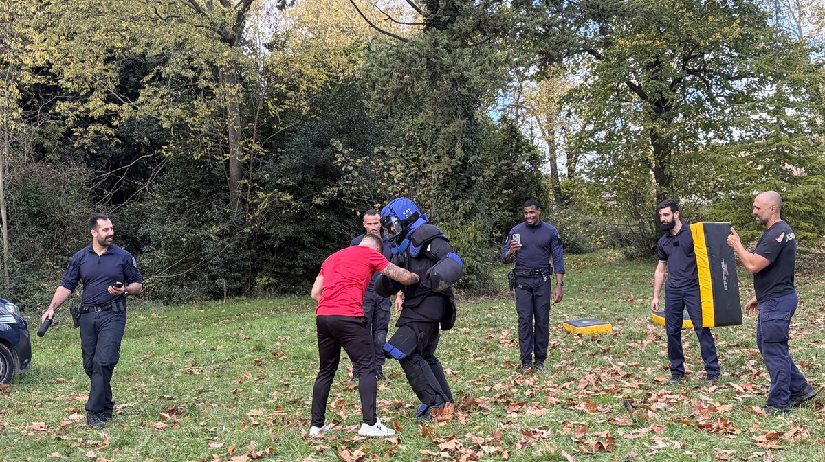 Journée d’immersion du RCN avec la gendarmerie du Gard