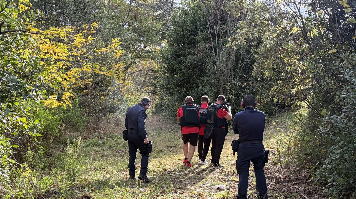 Journée d’immersion du RCN avec la gendarmerie du Gard