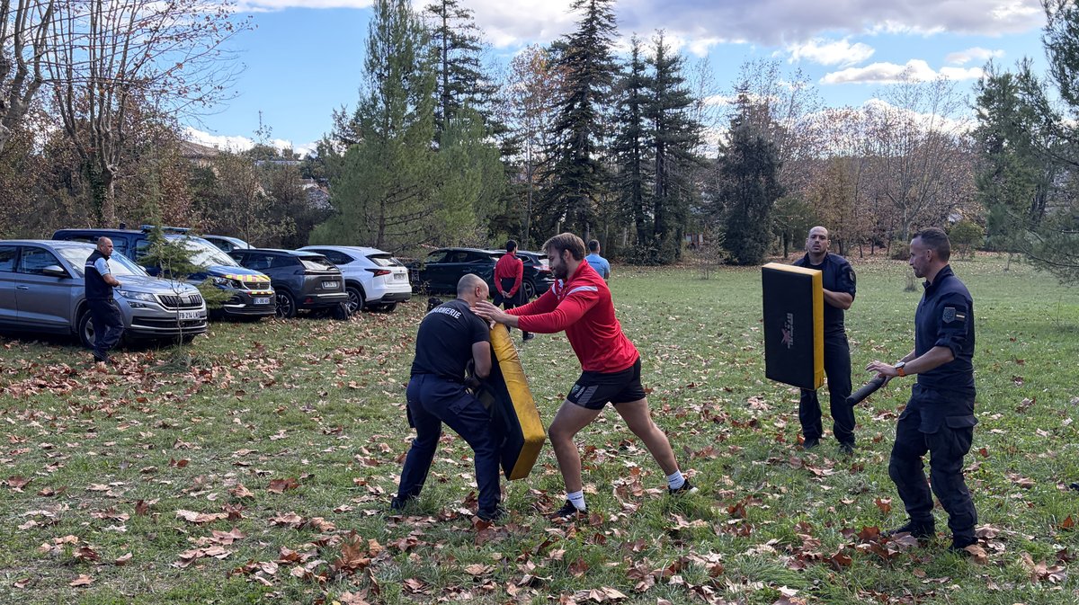 Journée d’immersion du RCN avec la gendarmerie du Gard