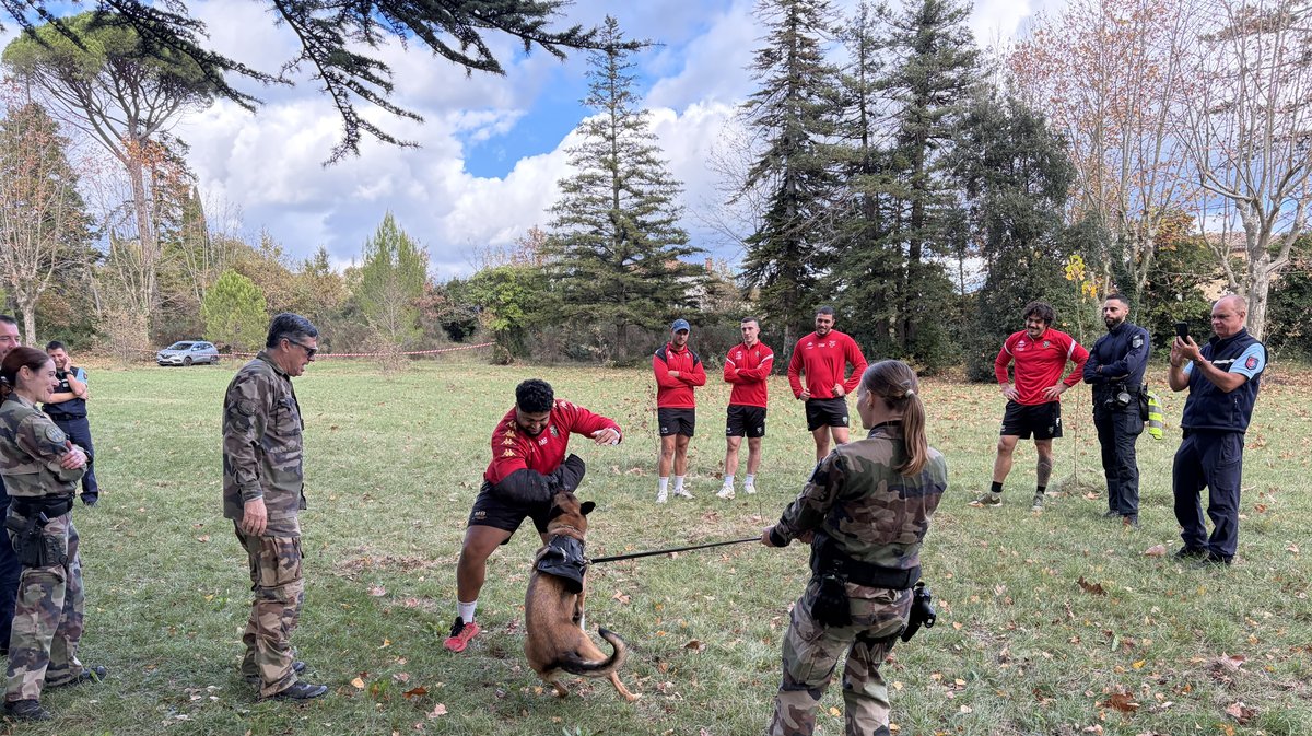 Journée d’immersion du RCN avec la gendarmerie du Gard