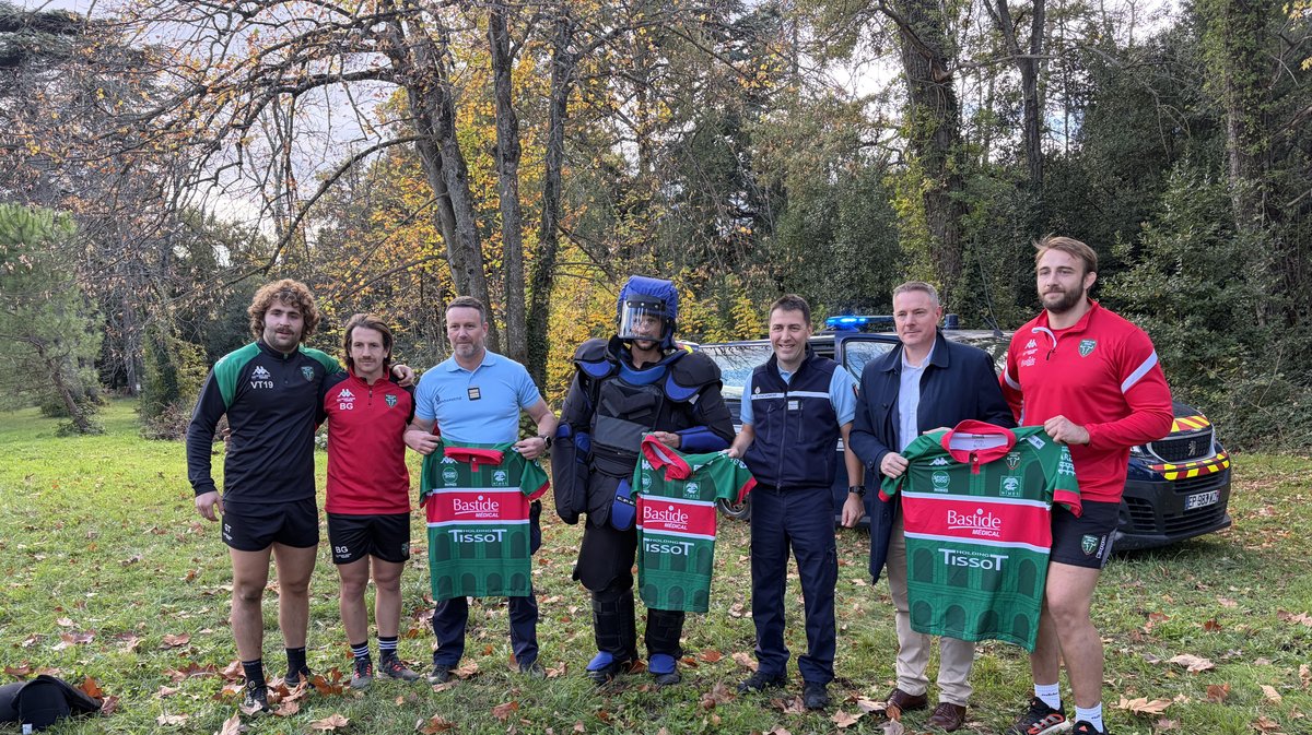 Journée d’immersion du RCN avec la gendarmerie du Gard