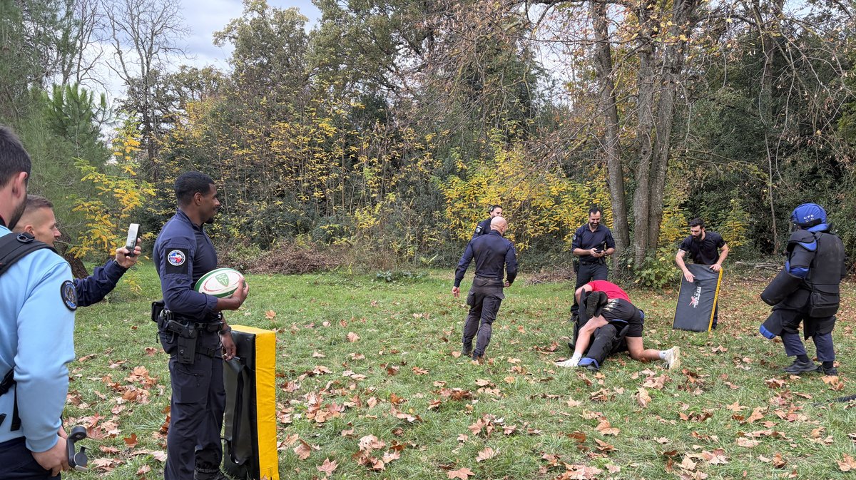 Journée d’immersion du RCN avec la gendarmerie du Gard