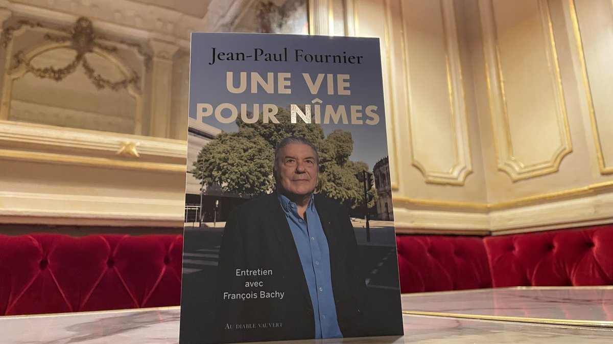 Jean-Paul Fournier et François Bachy "Une vie pour Nîmes" Au Diable Vauvert 2025 (Photo Anthony Maurin)
