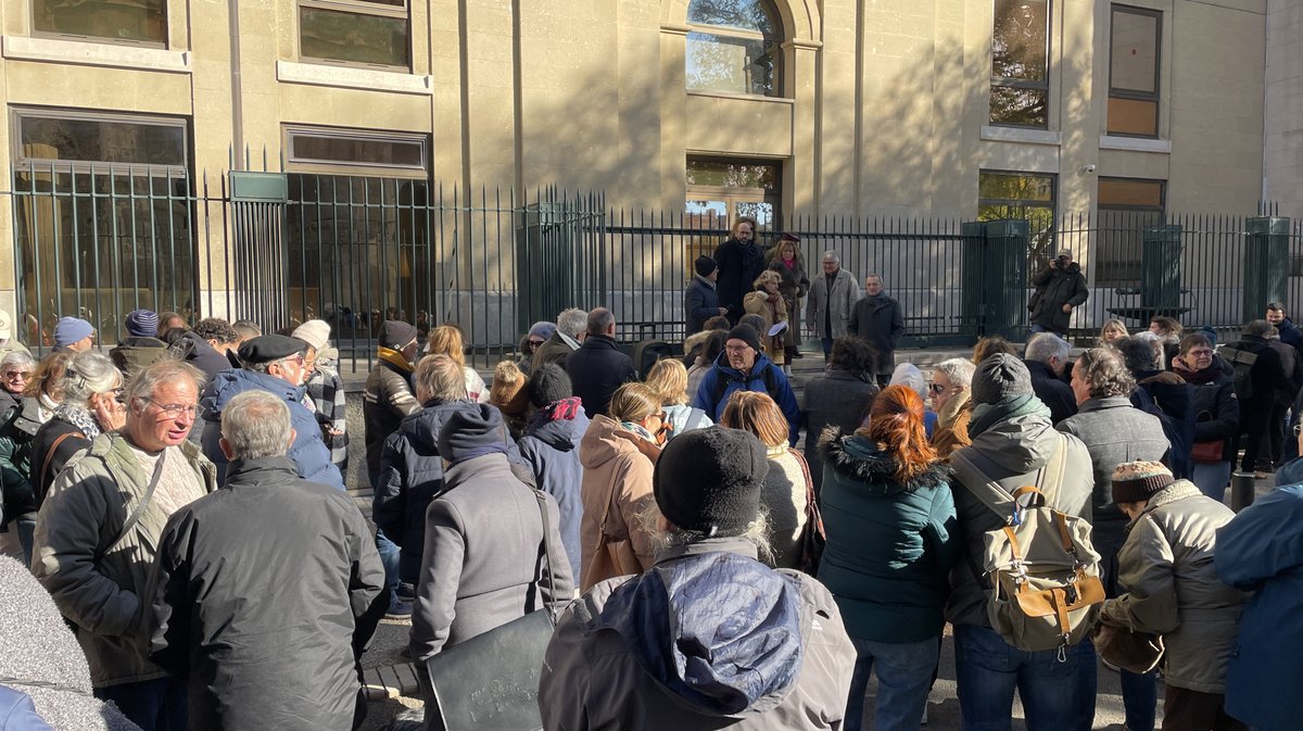 Rassemblement pour Mehdi Kessaci Nîmes 2025 (Photo Anthony Maurin)