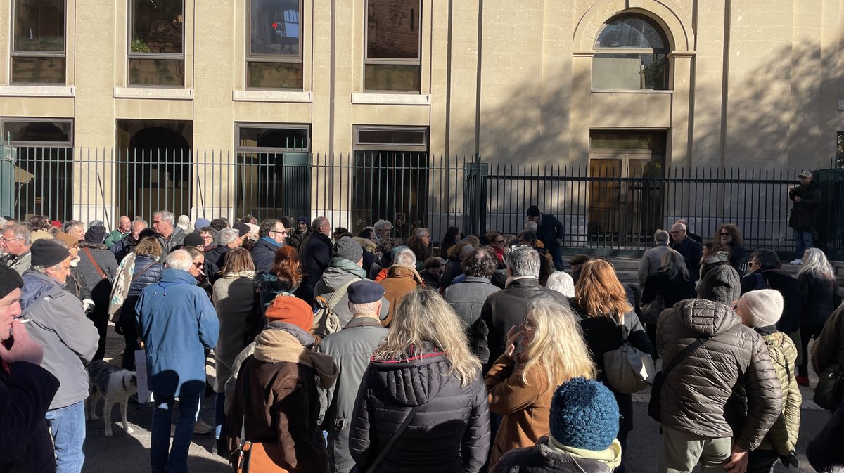 Rassemblement pour Mehdi Kessaci Nîmes 2025 (Photo Anthony Maurin)
