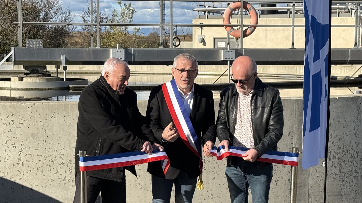 Inauguration station épuration gardonnenque