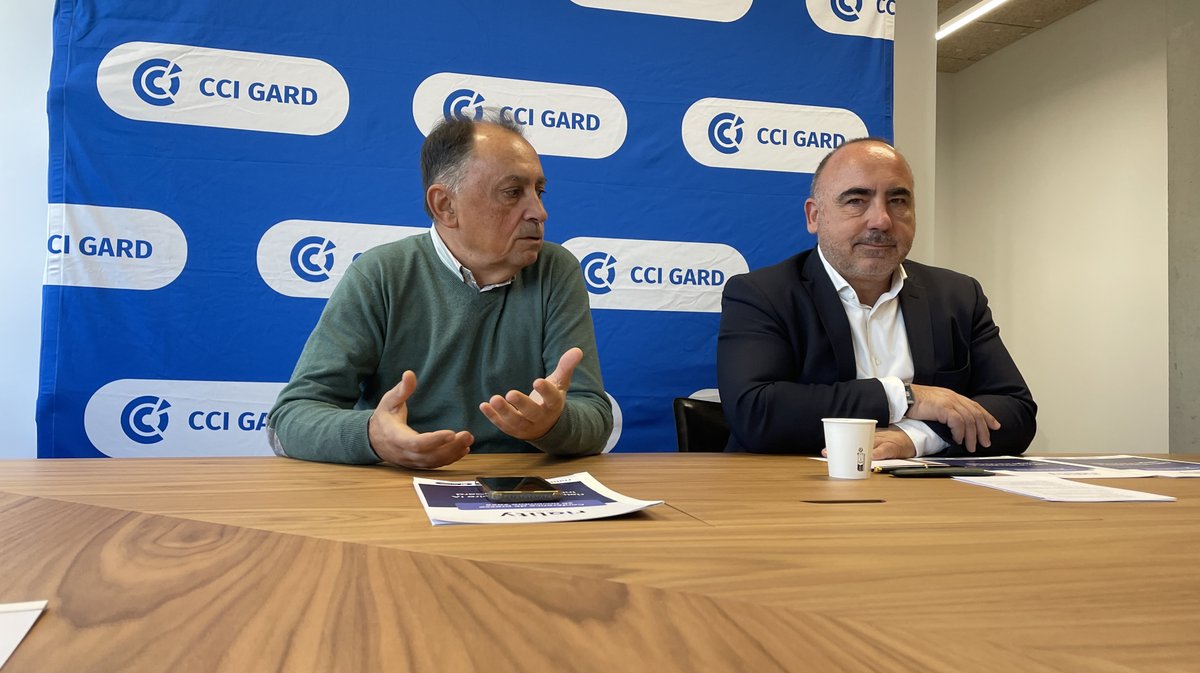 CCI Gard Riality IA Jacques-Thierry Monti et Éric Giraudier (Photo Anthony Maurin)