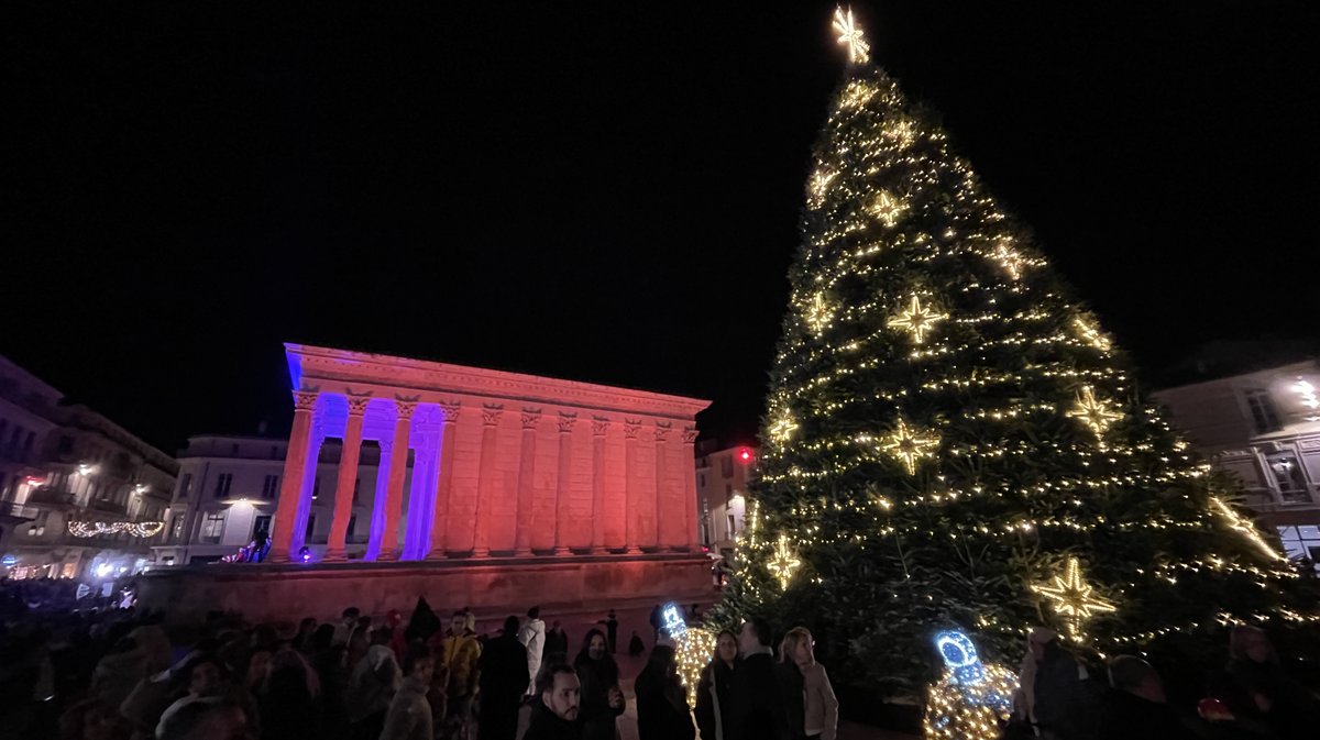 Illuminations Noël Nîmes 2025 (Photo Anthony Maurin)