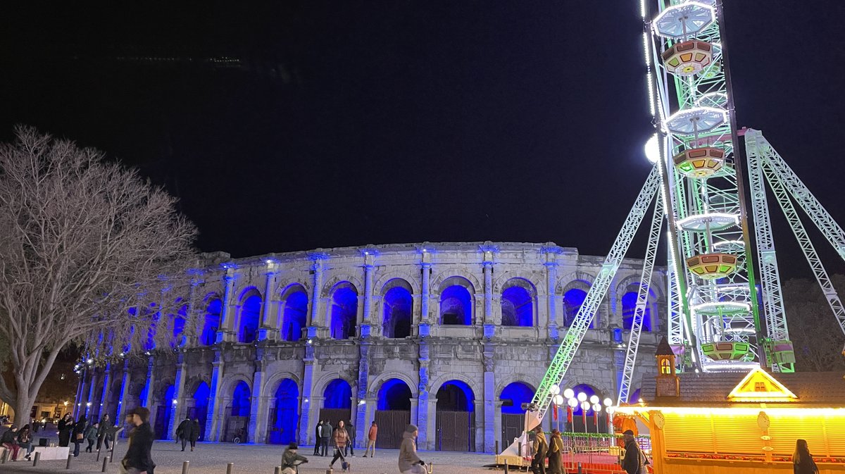 Illuminations Noël Nîmes 2025 (Photo Anthony Maurin)