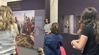 Visite guidée expo Gaulois, mais Romains © Musée de la Romanité