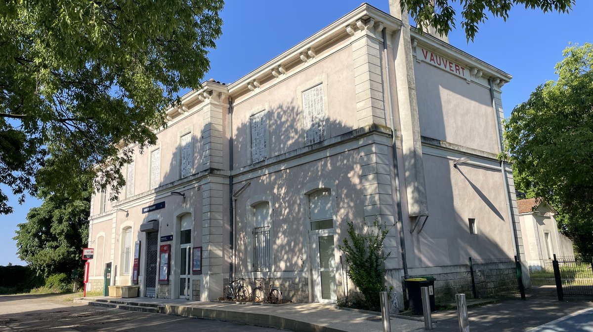 Accès gare Vauvert mai 2025 (Photo Archives Anthony Maurin)