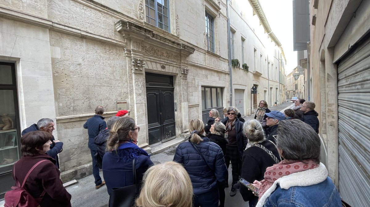 Nîmes tourisme visite guidée hôtels particuliers Sophie Wildbolz 2025 (Photo Anthony Maurin)
