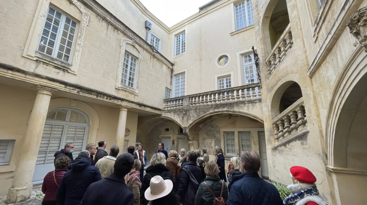 Nîmes tourisme visite guidée hôtels particuliers Sophie Wildbolz 2025 (Photo Anthony Maurin)
