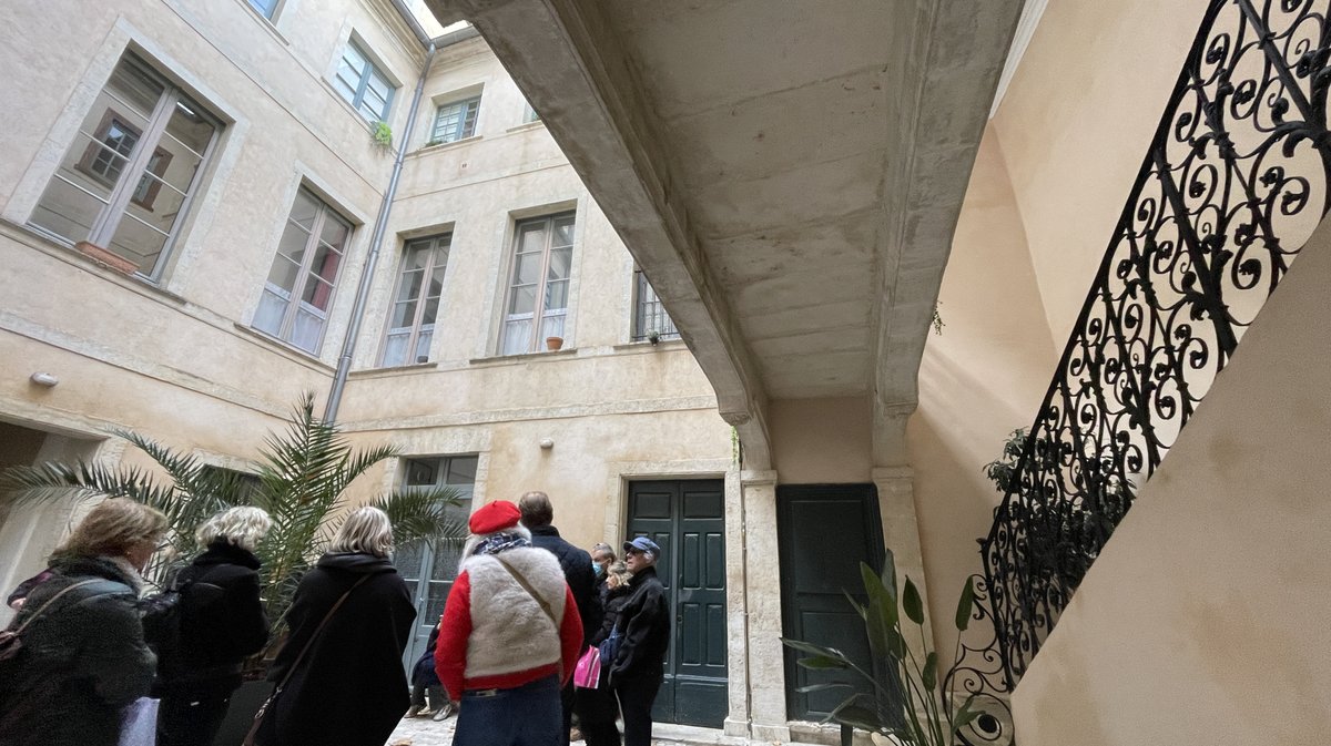 Nîmes tourisme visite guidée hôtels particuliers Sophie Wildbolz 2025 (Photo Anthony Maurin)