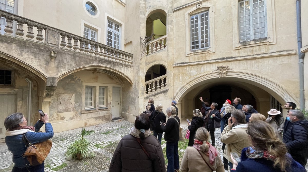Nîmes tourisme visite guidée hôtels particuliers Sophie Wildbolz 2025 (Photo Anthony Maurin)