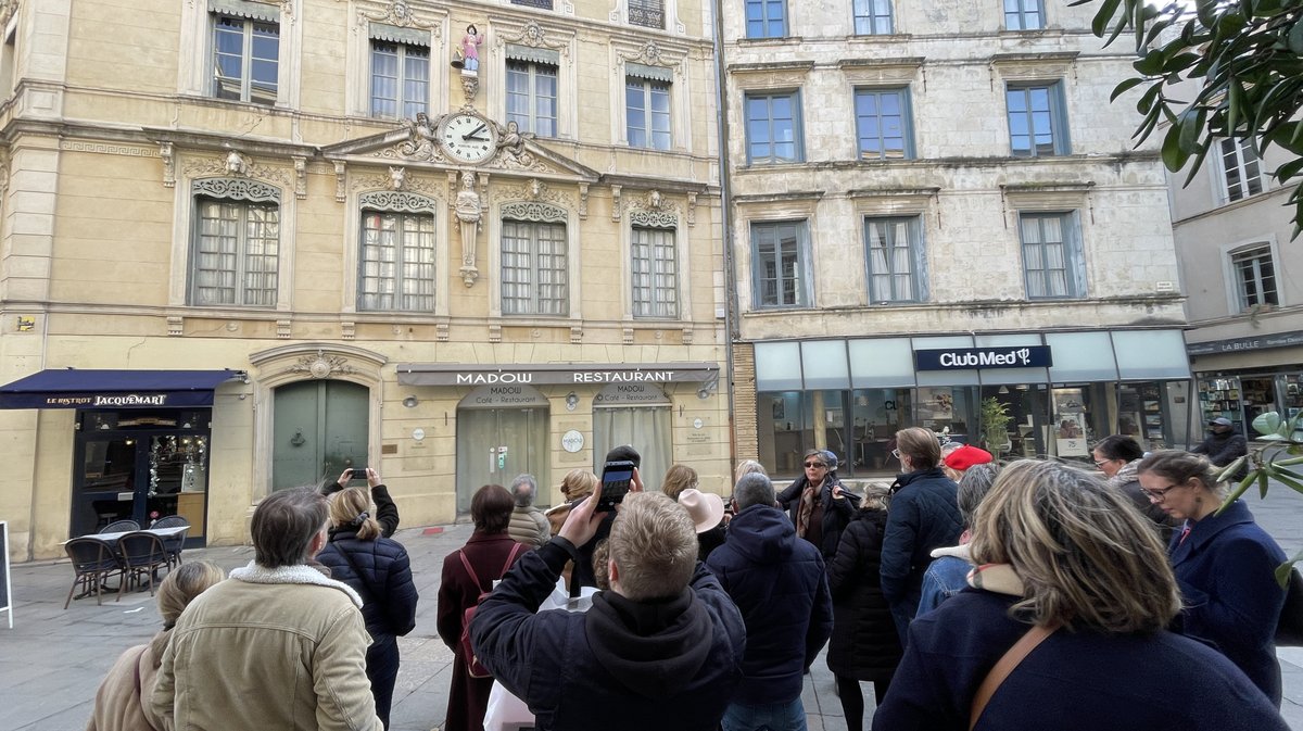 Nîmes tourisme visite guidée hôtels particuliers Sophie Wildbolz 2025 (Photo Anthony Maurin)