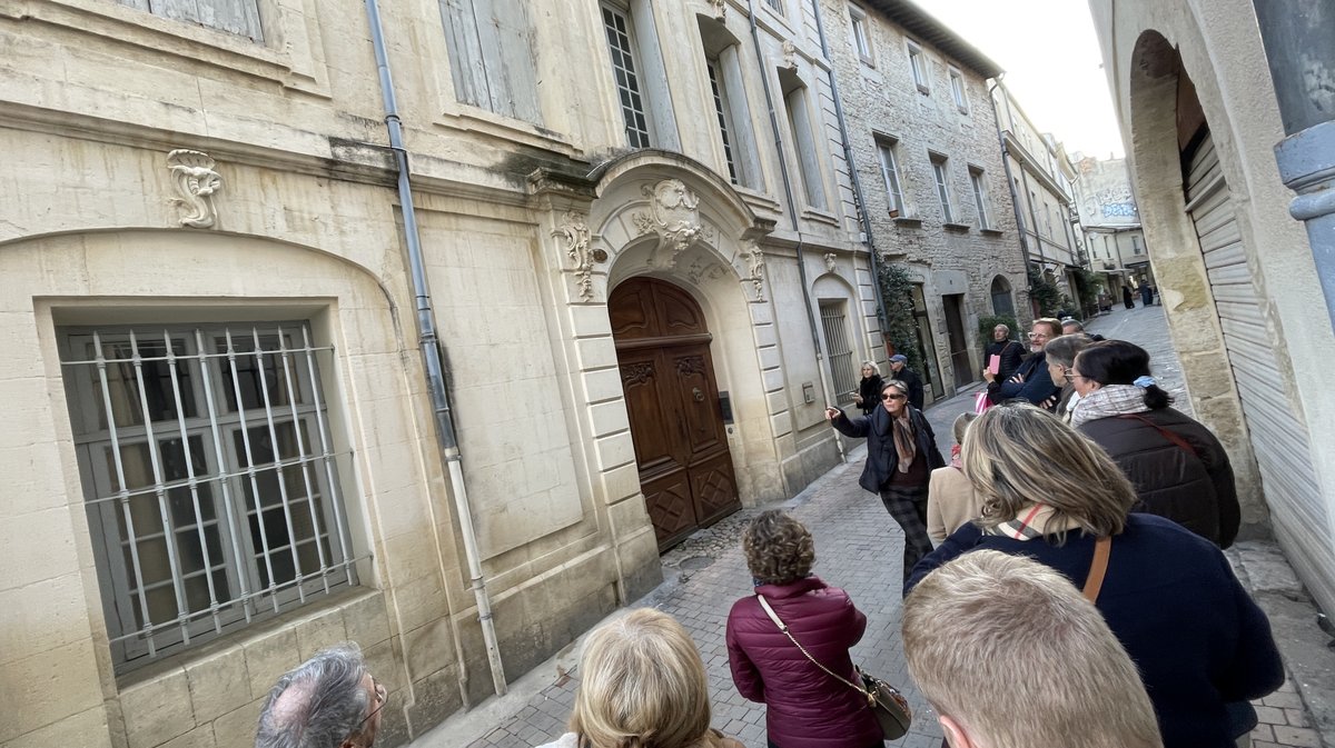 Nîmes tourisme visite guidée hôtels particuliers Sophie Wildbolz 2025 (Photo Anthony Maurin)