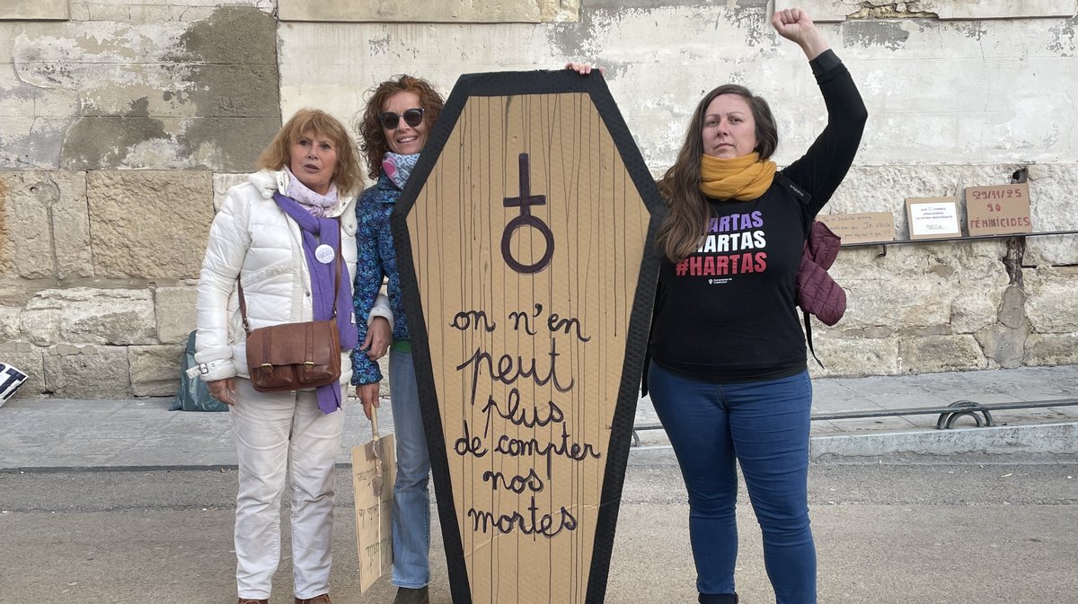 Arles collectif féministe violences faits aux femmes marche