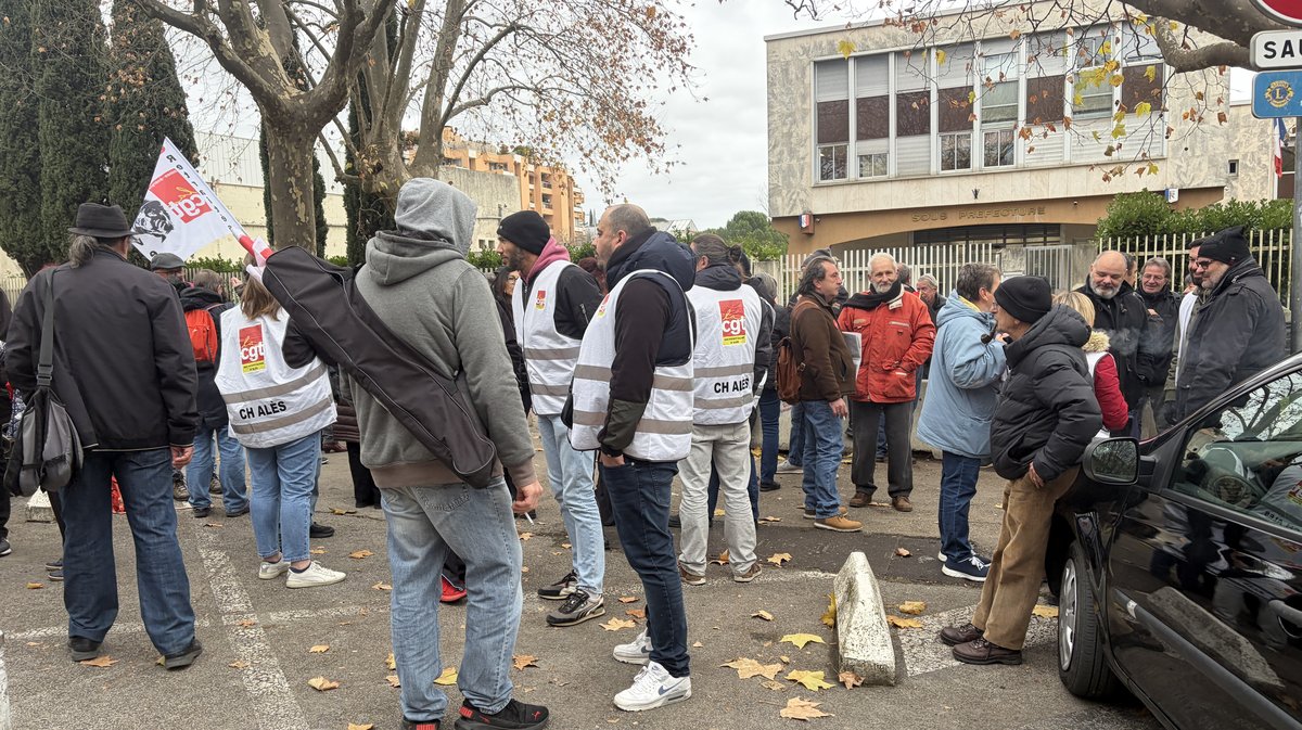 Manifestation Alès 2 décembre 2025