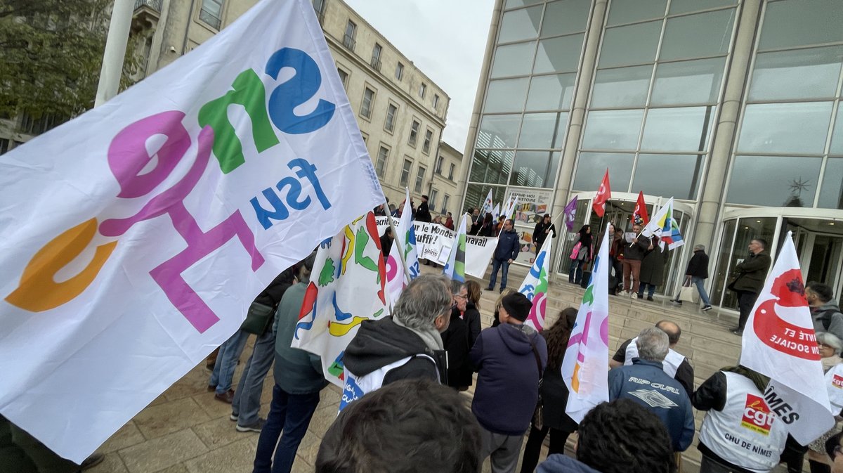 Manifestation CGT FSU Solidaires justice social décembre 2025 (Photo Anthony Maurin)