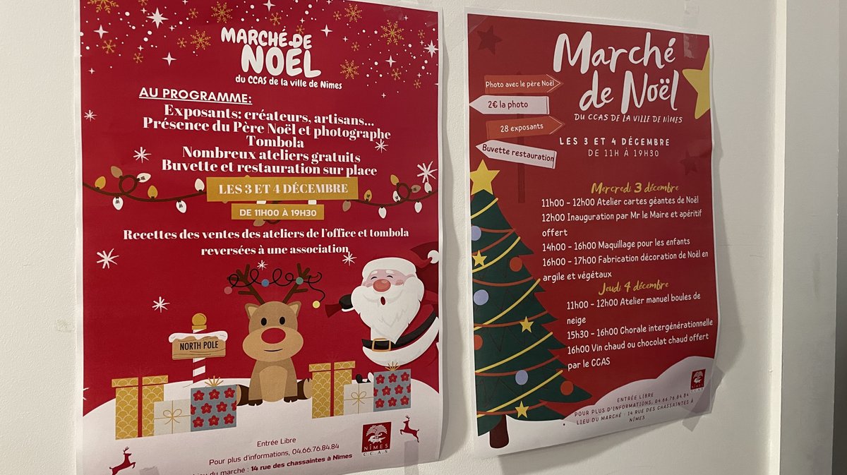 Marché de Noël CCAS Nîmes (Photo Anthony Maurin)