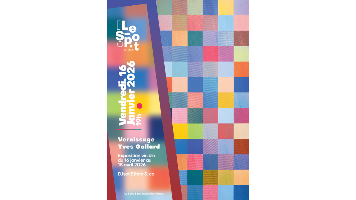 Le Spot - Affiche Yves Gallard "Spectre du visible, la couleur comme expérience"