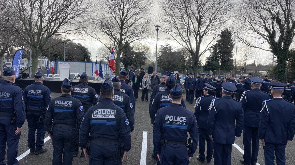 Le nouveau poste police municipale de Nîmes est sur l'avenue Bompard (Photo Anthony Maurin 2025)
