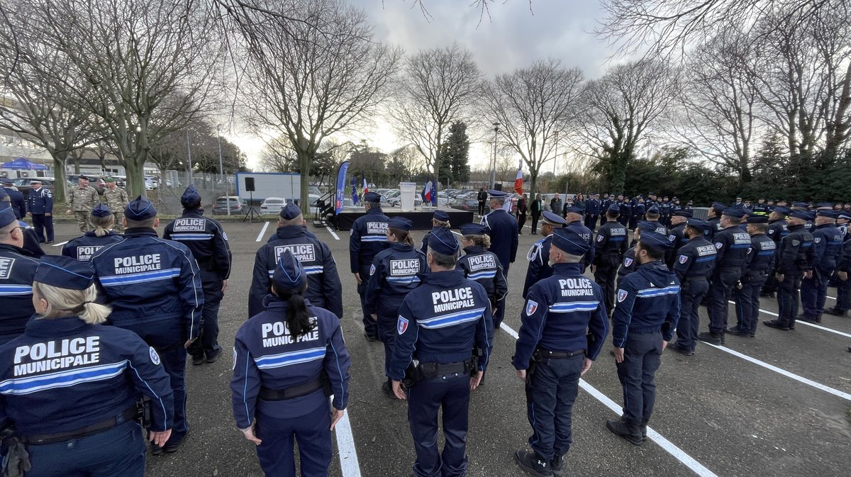 Le nouveau poste police municipale de Nîmes est sur l'avenue Bompard (Photo Anthony Maurin 2025)