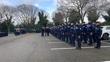 Le nouveau poste police municipale de Nîmes est sur l'avenue Bompard (Photo Anthony Maurin 2025)