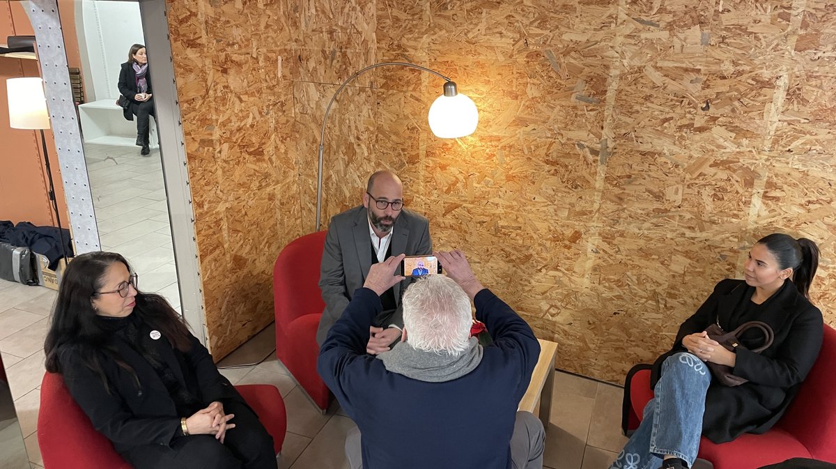 Permanence Vincent Bouget Nîmes (Photo Anthony Maurin 2025)