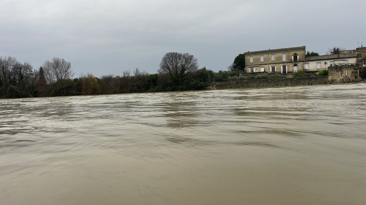 Sommières crue du Vidourle décembre 2025 (Photo Anthony Maurin)