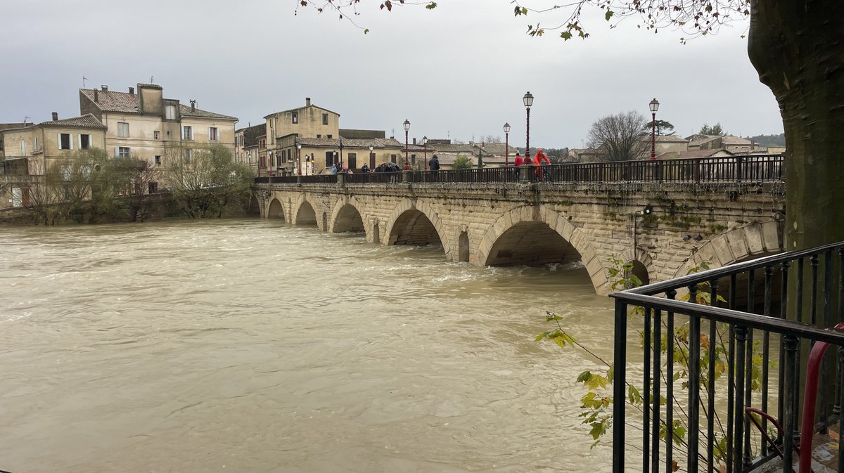 Sommières crue du Vidourle décembre 2025 (Photo Anthony Maurin)