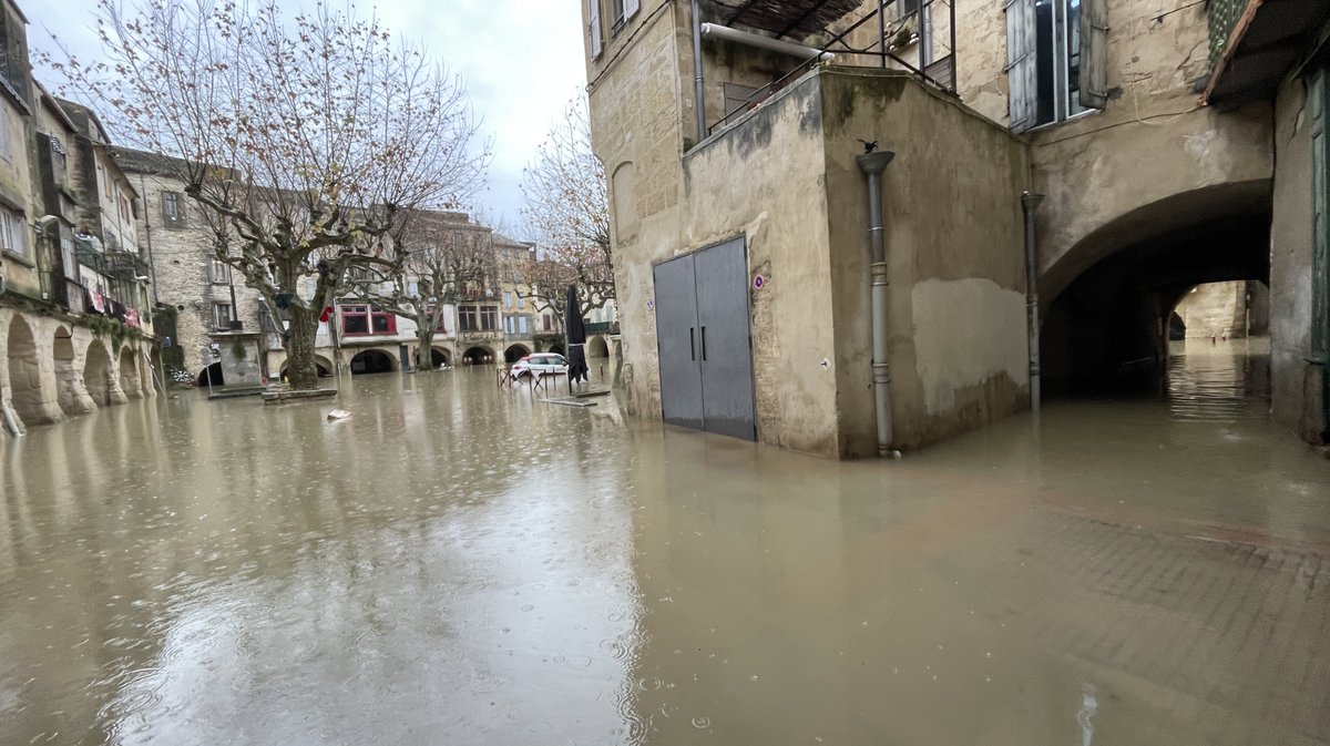 Sommières crue du Vidourle décembre 2025 (Photo Anthony Maurin)