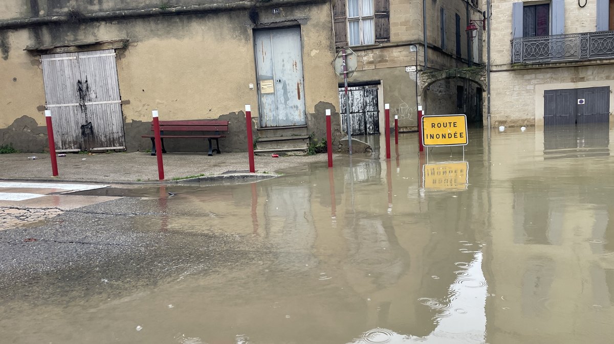 Sommières crue du Vidourle décembre 2025 (Photo Anthony Maurin)