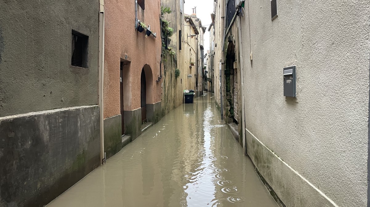 Sommières crue du Vidourle décembre 2025 (Photo Anthony Maurin)
