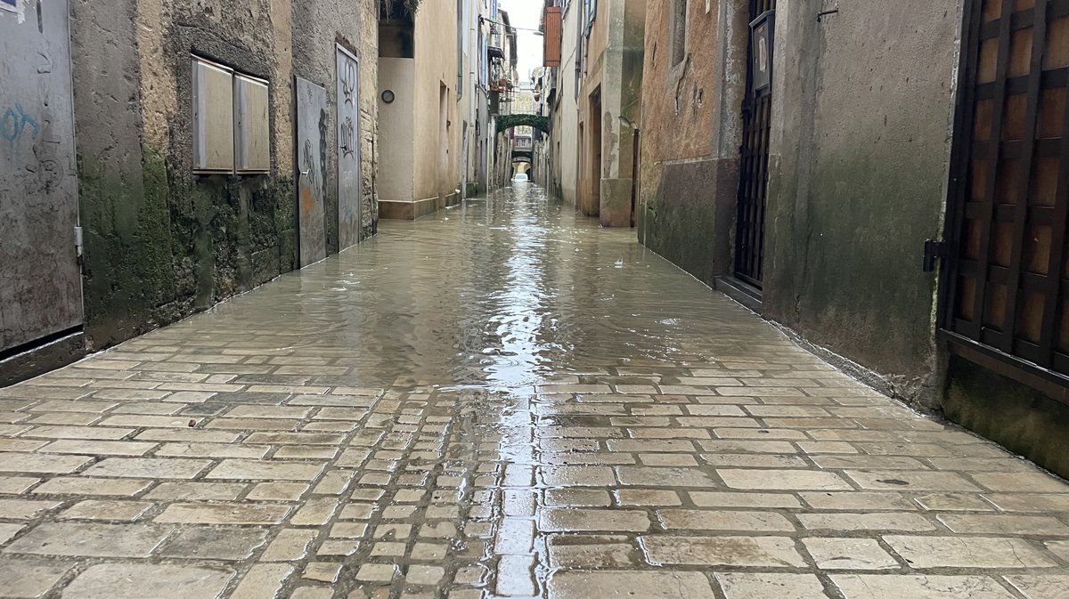 Sommières crue du Vidourle décembre 2025 (Photo Anthony Maurin)