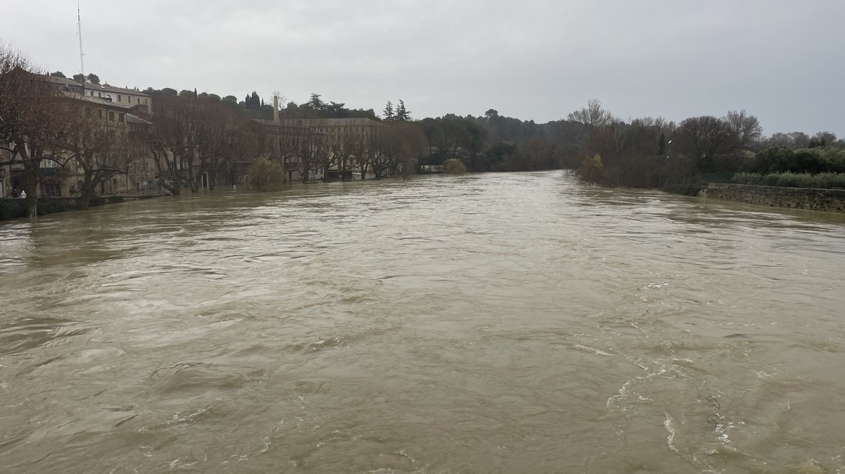 Sommières crue du Vidourle décembre 2025 (Photo Anthony Maurin)