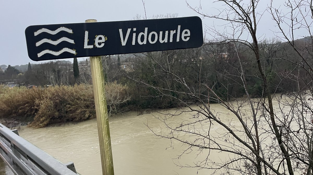 Sommières crue du Vidourle décembre 2025 (Photo Anthony Maurin)
