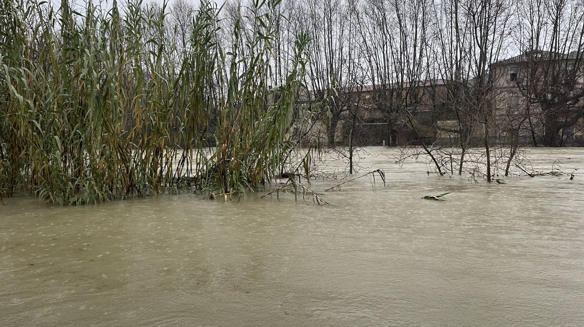 Sommières crue du Vidourle décembre 2025 (Photo Anthony Maurin)