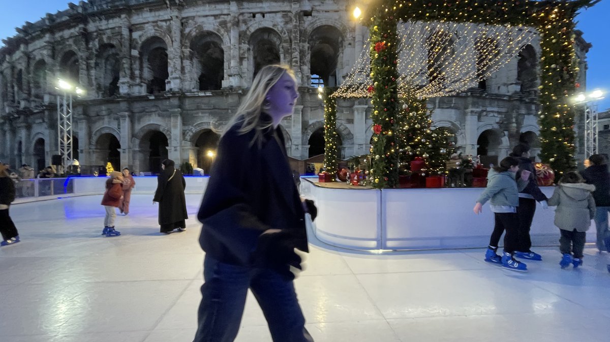 Noël à Nîmes, patinoire, manèges et gourmandises pour finir 2025 et attaquer 2026 (Photo Anthony Maurin)
