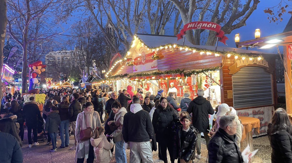 Noël à Nîmes, patinoire, manèges et gourmandises pour finir 2025 et attaquer 2026 (Photo Anthony Maurin)