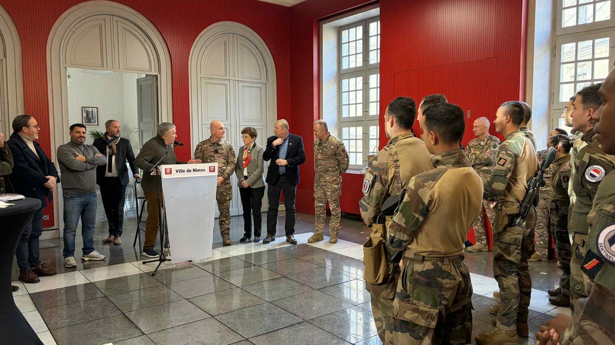 Ce matin, lors de l’apéritif en mairie