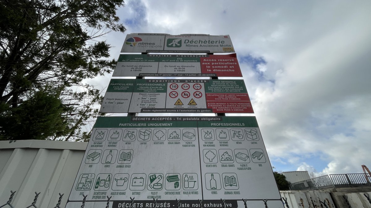 La déchèterie de l’Ancienne Motte (Photo Anthony Maurin)