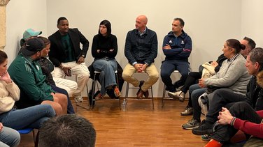 Ce lundi soir à la permanance du candidat Jalabert