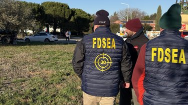 Mobilisation agriculteurs Garons 2026